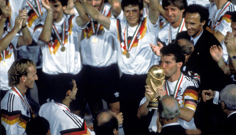Lothar bei WM 1990