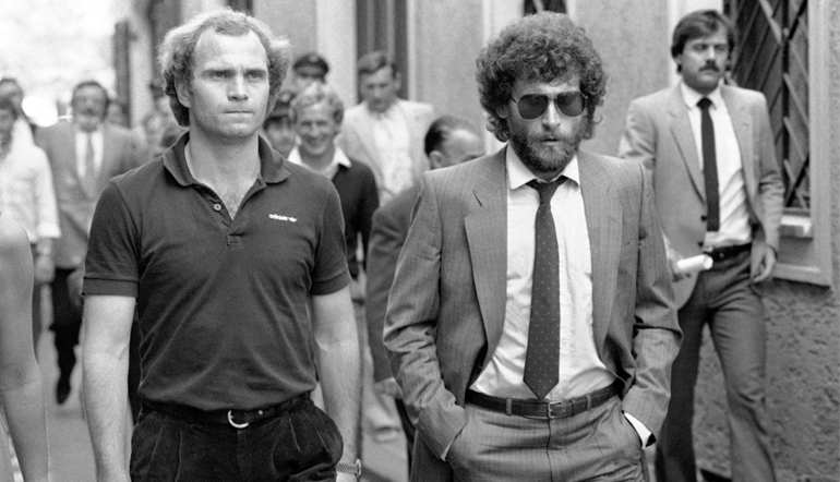 Breitner und Uli Hoeneß Anfang der 80er