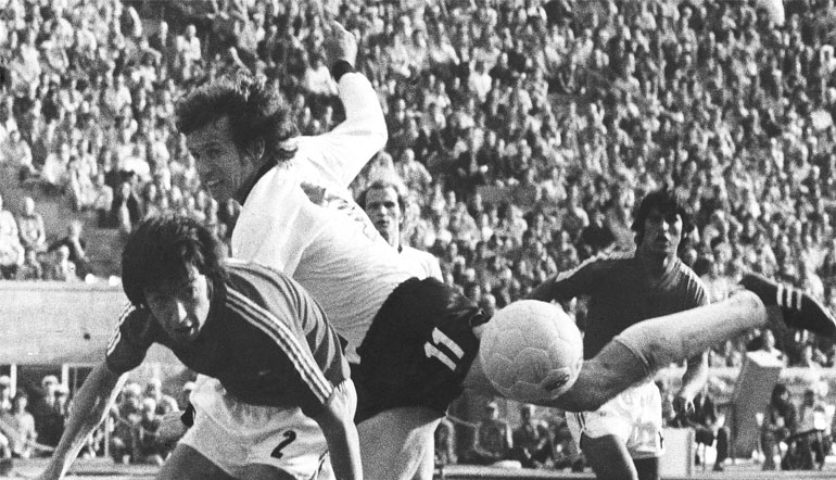 Jupp Heynckes im Einsatz für die Nationalmannschaft