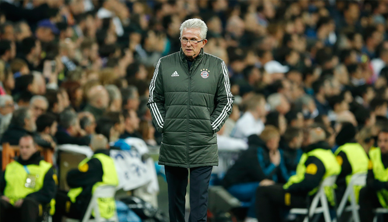 Heynckes bei den Bayern als Trainer.