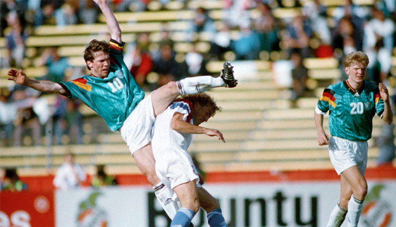 Lothar im Dress der Nationalmannschaft