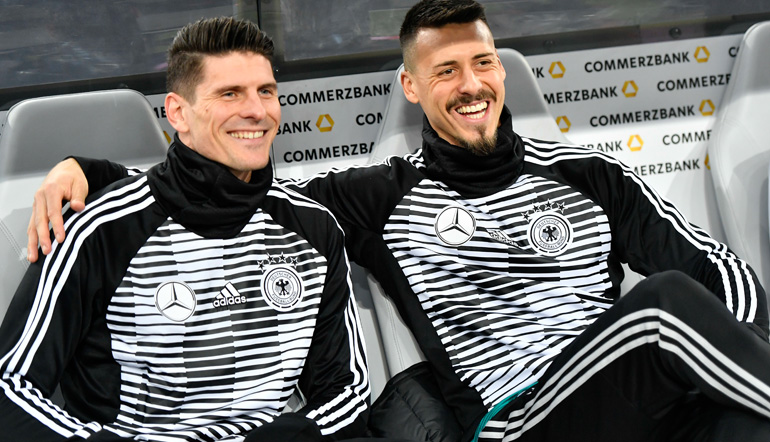Sandro Wagner und Mario Gomez