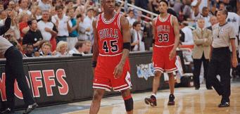 Michael Jordan und Scottie Pippen