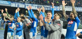 Napoli beim Sieg über Juve