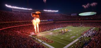 NFL Stadien sind in der Regel immer gut gefüllt.