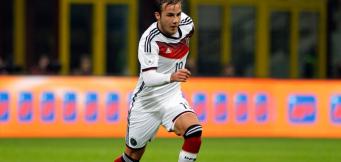 Mario Götze im Trikot der Nationalmannschaft