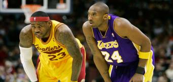 LeBron James und Kobe Bryant im Duell