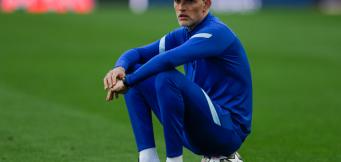 Thomas Tuchel beim Training von Chelsea.