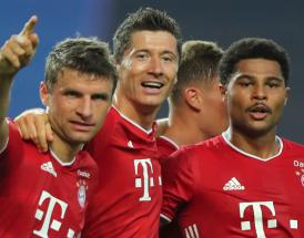 Müller, Lewandowski und Gnabry.