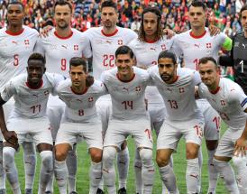 Die Schweitzer Nationalmannschaft.