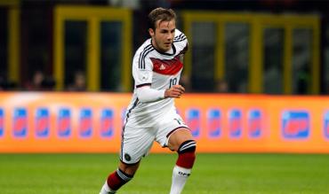 Mario Götze im Trikot der Nationalmannschaft